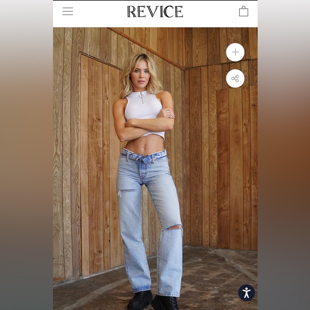 Revice low rise jeans